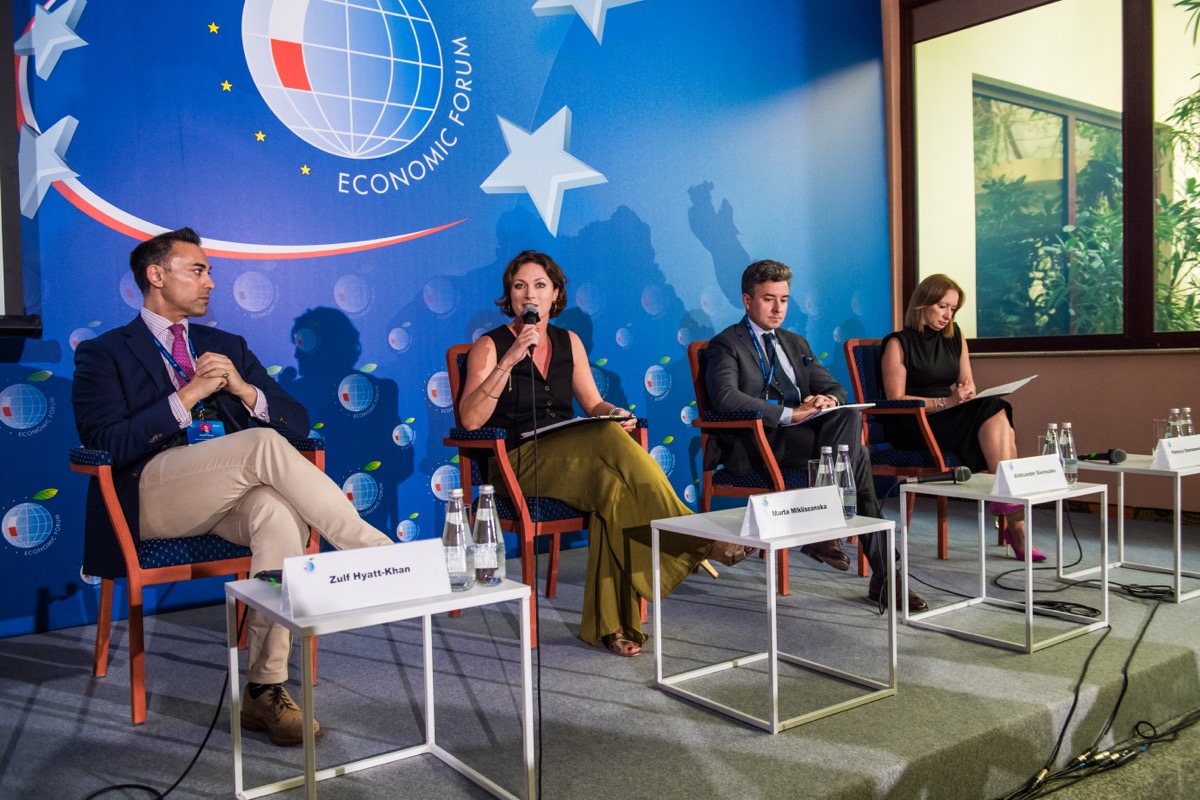 Zulf at Economic Forum panel