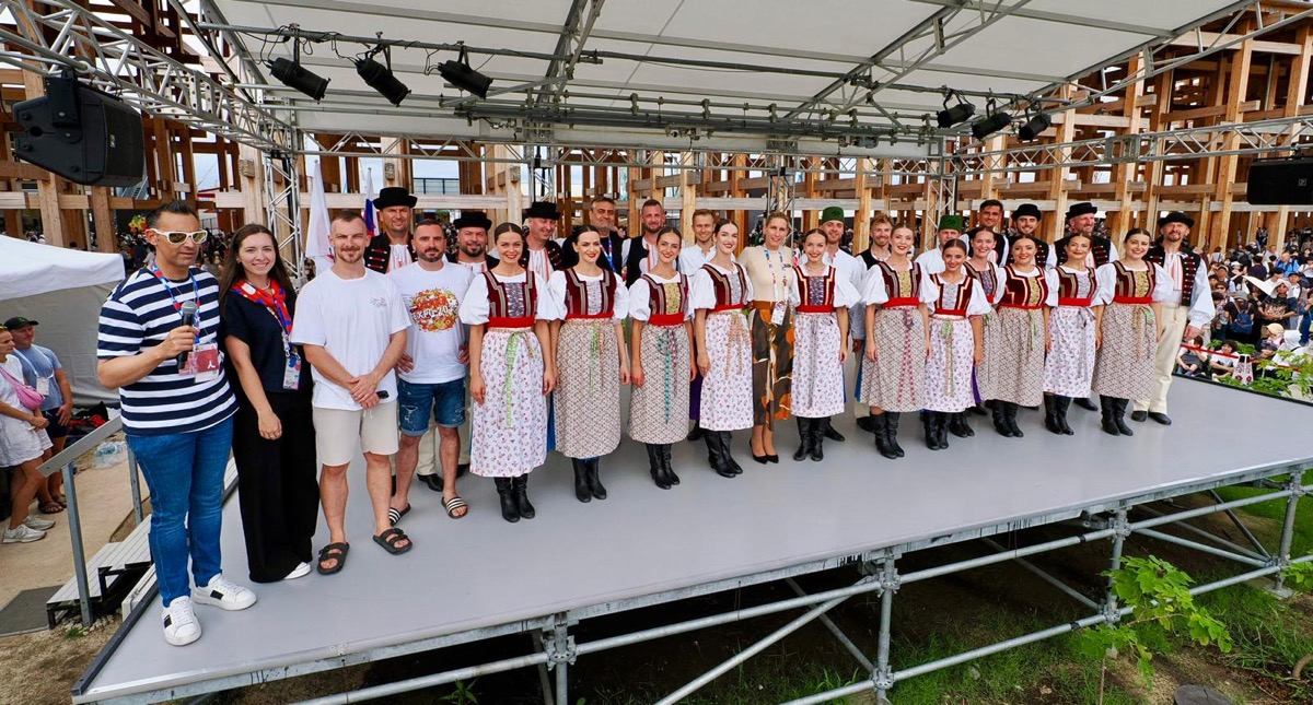 Folk Dancers on Stage