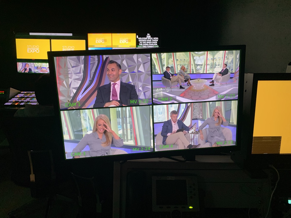 Production Control Room — Live TV